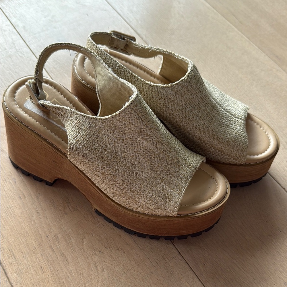 Beach by Matisse Woody Platform Wedge Sandal Chunky Sole